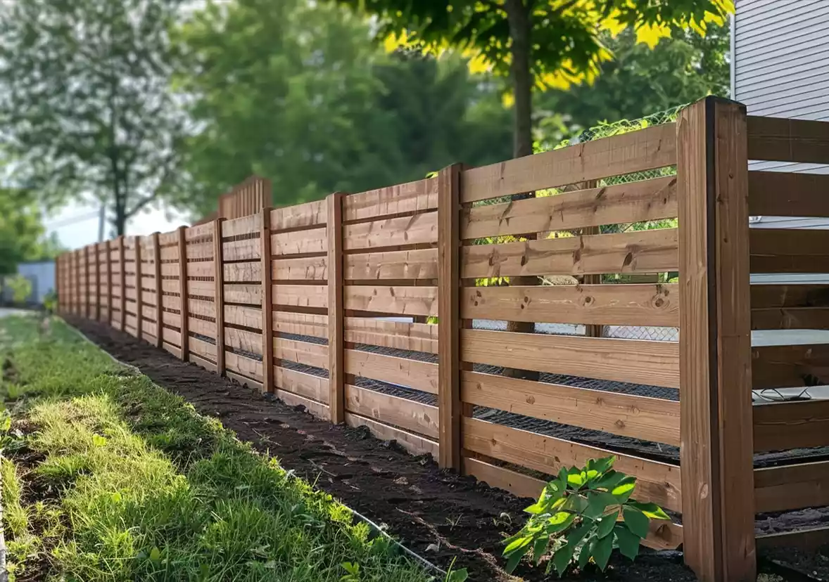 Level Up Home Solutions Wood Pressure Fence Hero