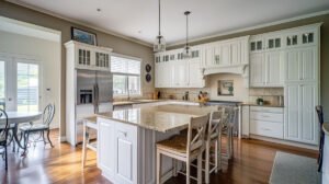 Level up home solutions white kitchen